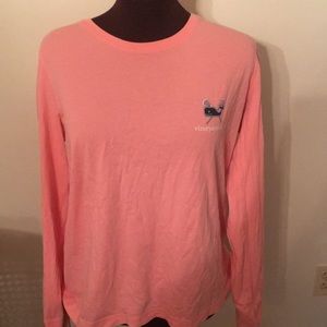 Pink Vineyard Vines Lacrosse Long sleeve